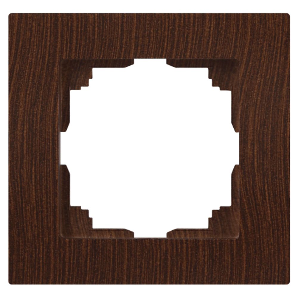Рамка для розеток и выключателей Intro Accent 6-501-10 на 1 пост, СУ, венге | Intro