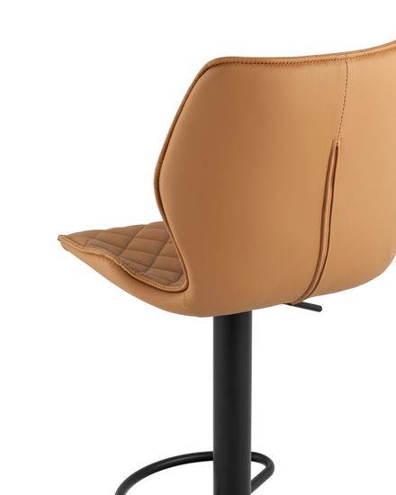 Стул барный Dome экокожа коричневый