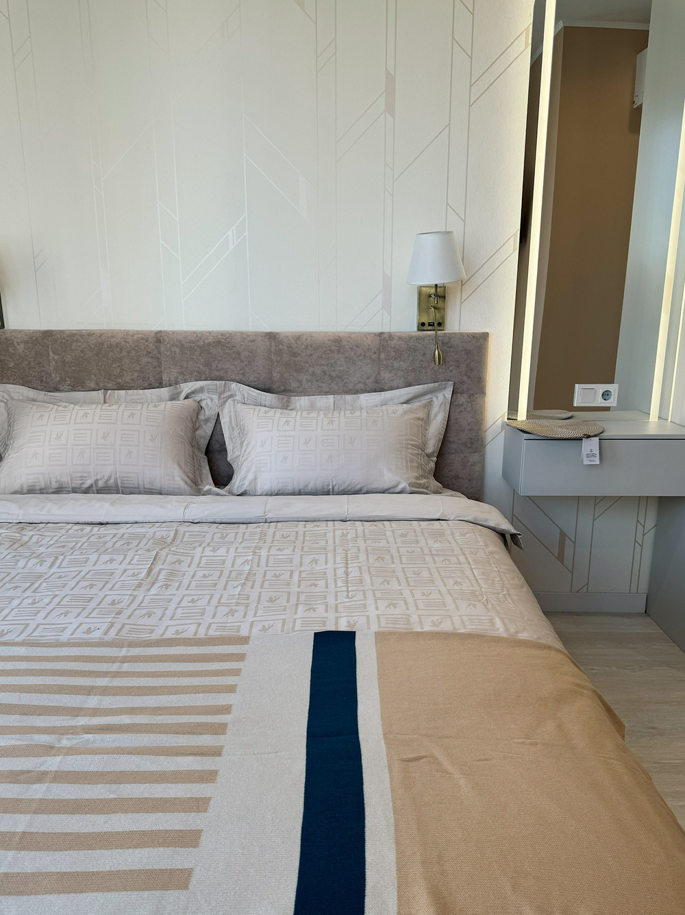 Хлопковый плед 130х180 из коллекции Terra