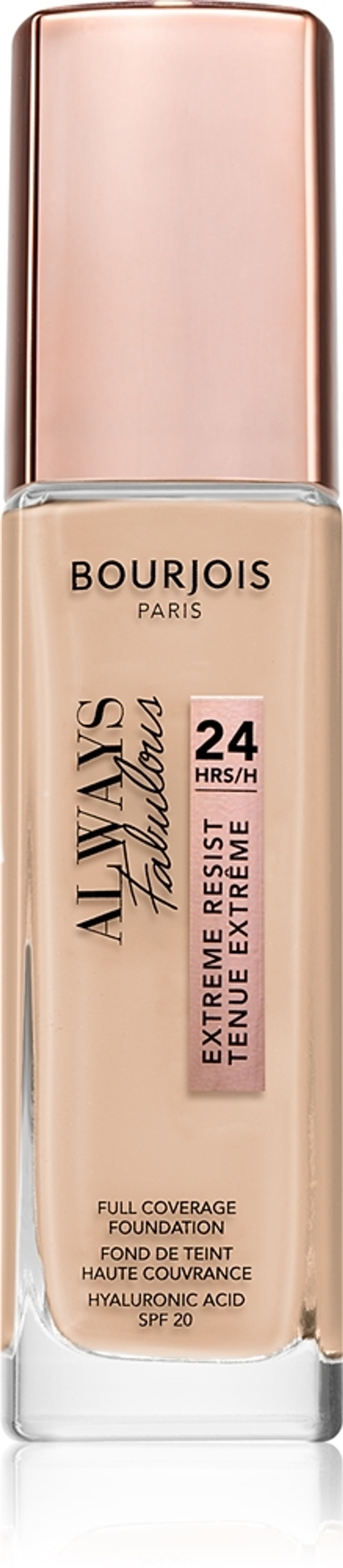 Bourjois Always Fabulous - Долговечная тональная основа SPF 20, 30 ml