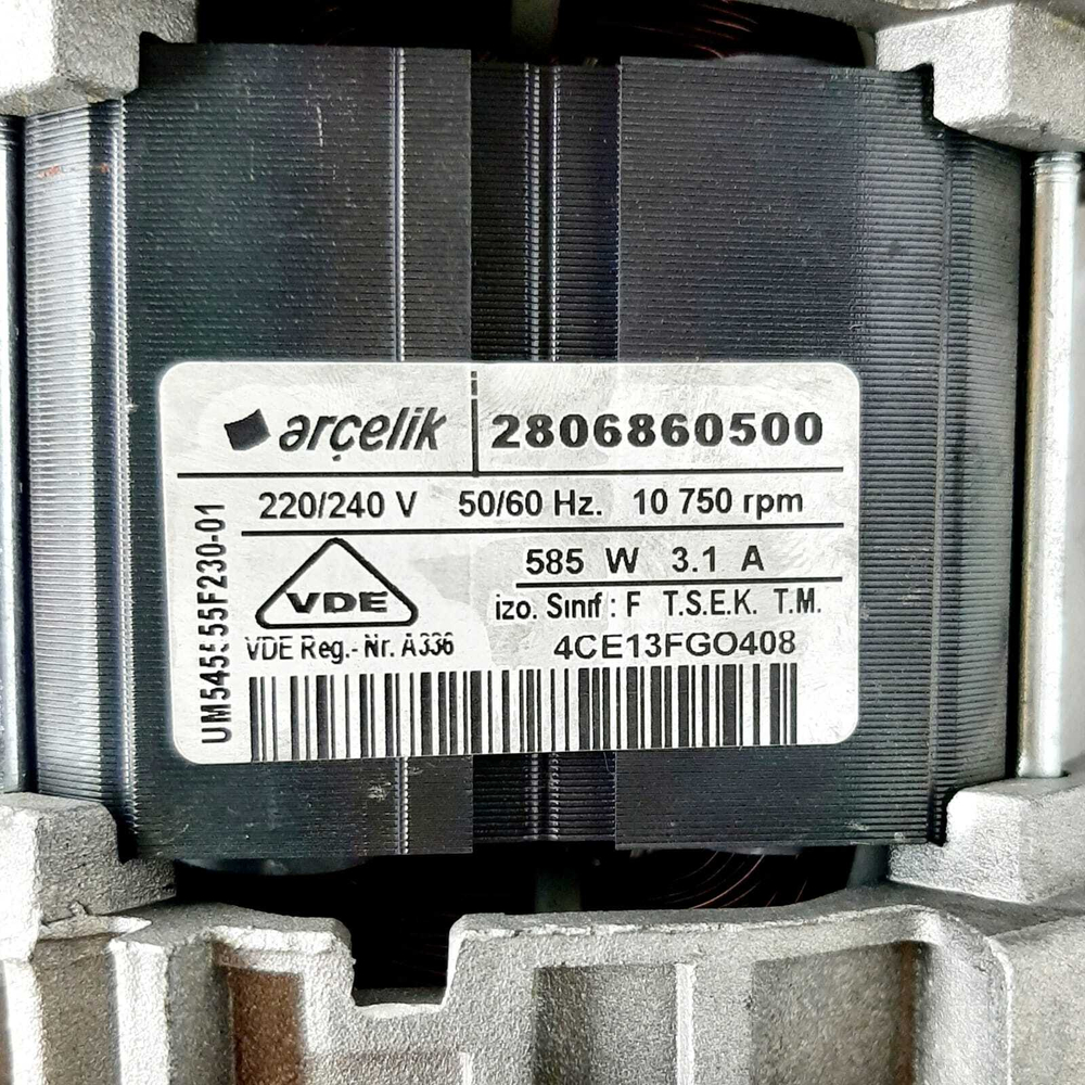 6 Двигатель для стиральной машины Beko 2806860500 б/у