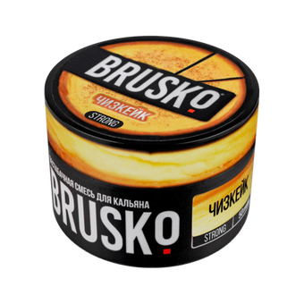 Бестабачная смесь для кальяна BRUSKO 50г STRONG - Чизкейк