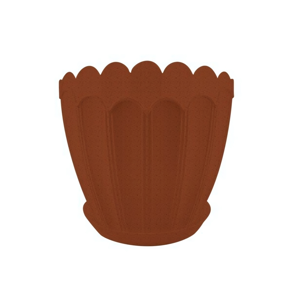 Кашпо "Хризантема" с поддоном 0,6л (терр)