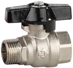 ЗУБР d 1″, ручка ″бабочка″, Шаровой кран (4-51324-C-1)