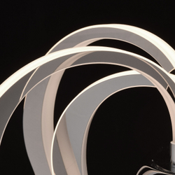 Подвесная светодиодная люстра RegenBogen Платлинг, хром, LED на 111 Вт, 18 кв м