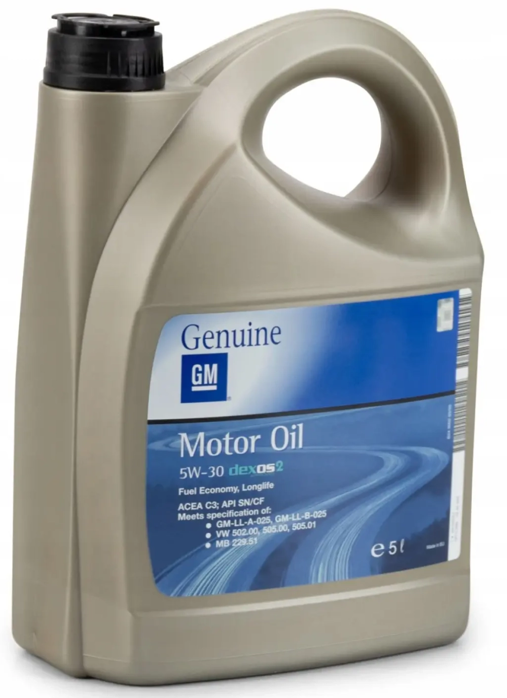 Моторное масло General Motors Dexos 2 5W-30 синтетическое
