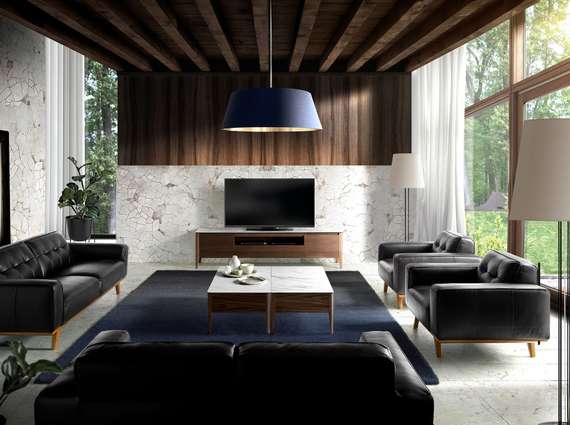 Кресло Angel Cerda 5606-1P, черная кожа