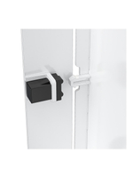 Люк ревизионный LN фланец 100х100 нажимной 120х120 пластик EVECS