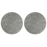 Набор из 2-х сервировочных салфеток leanera, D35 см, серые
