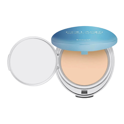 Увлажняющая пудра со сменным блоком Enough Collagen Hydro Moisture Two Way Cake SPF25 PA++ Тон 23