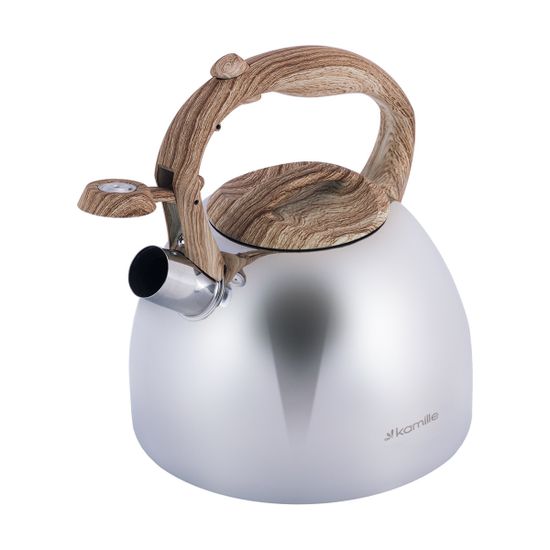 Чайник 2,7 л. из нержавеющей стали со свистком Kamille KM-1090