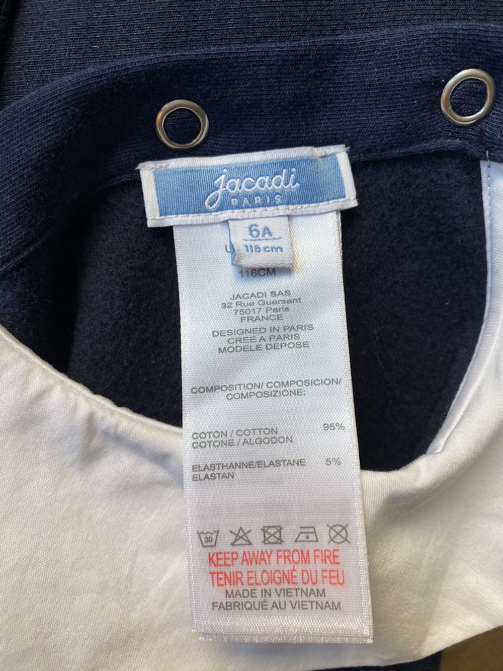 Новый хлопковый свитшот Jacadi, 116