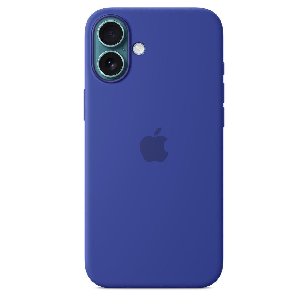 Силиконовый чехол для iPhone 16 Ультрамарин