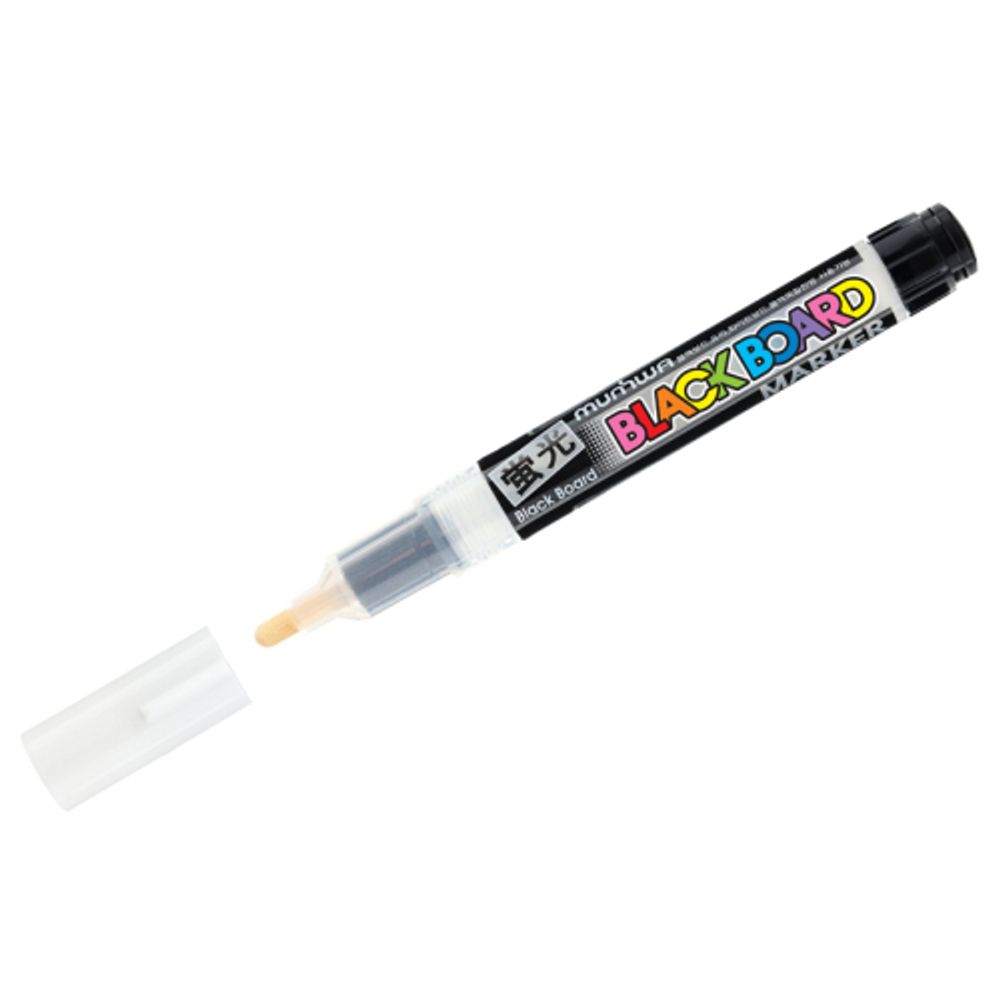 260039 MunHwa Маркер меловой Black Board Marker белый, 3мм, водная основа | MunHwa