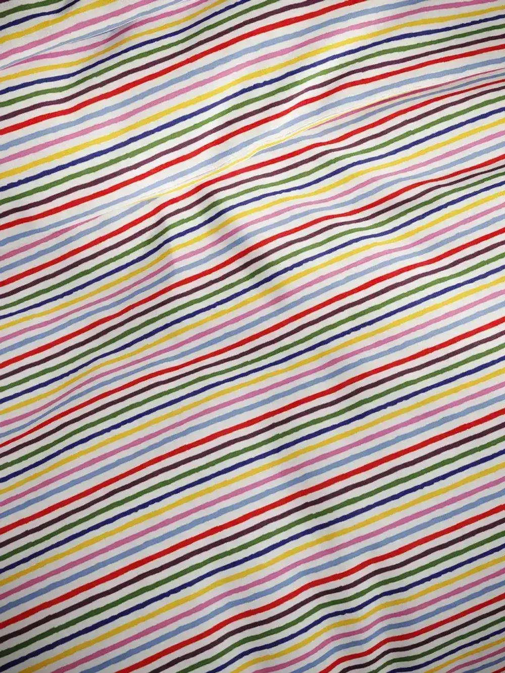 Наволочка комплект 2шт перкаль Сказка "Радужная полоска" 45х45 см на молнии