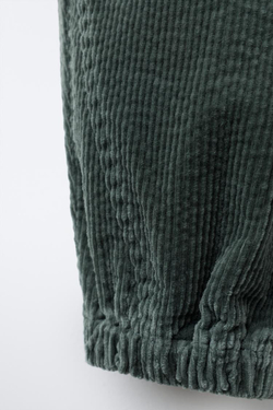 ZARA ВЕЛЬВЕТОВЫЕ ДЖОГГЕРЫ, НЕФТЯНОЙ