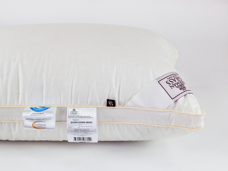 Подушка пуховая с бортиком 68x68 German Grass Queen Down Grass