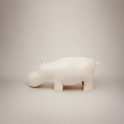 Банкетка Пуф Бегемот Белый средний