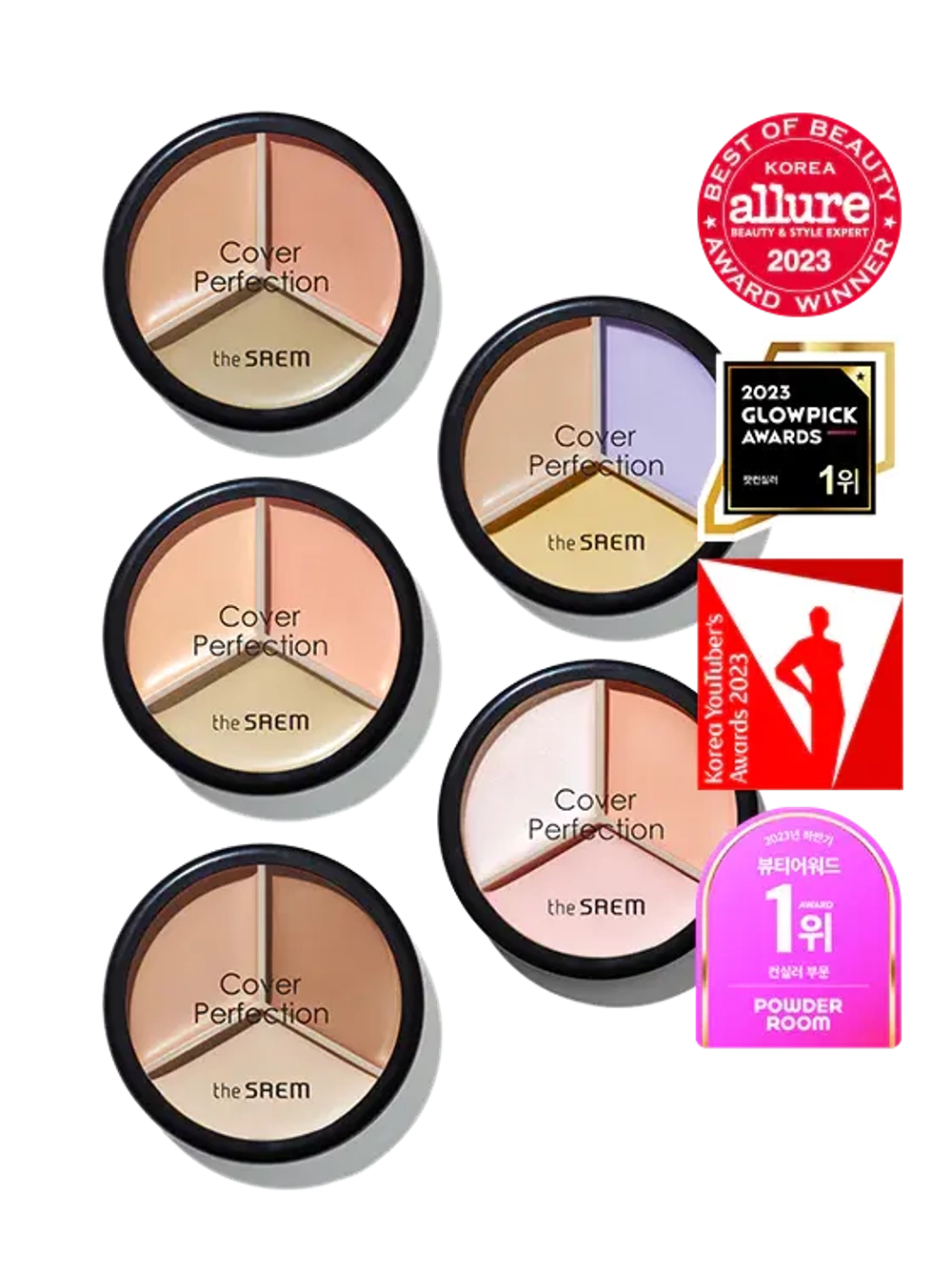 Cover Perfection Triple Pot Concealer