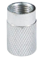 Колпачки на ниппель вентиль серебристые 2 штуки