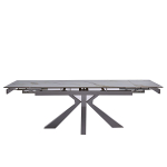 Стол керамический LA ALTA SIENA Kass gold 160-240*90, каркас белый