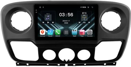 Магнитола для Renault Master 2010-2019 - FarCar DX10-9592F2 монитор 10.36" IPS на Android 13, 4+64Гб, CarPlay