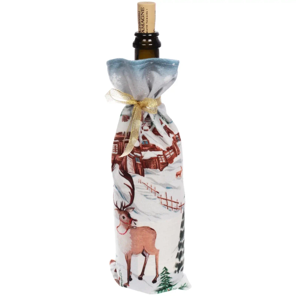 Украшение на бутылку «Волшебная зима» 13*35 см