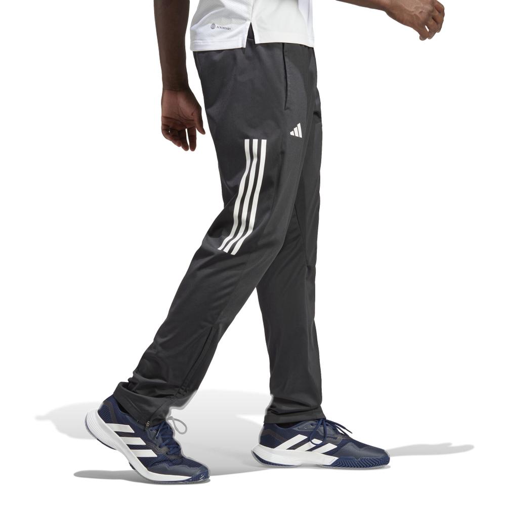 Мужские теннисные штаны adidas 3-Stripes Knitted Training Pants Men - Black, White