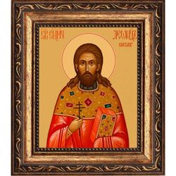 Леонид Викторов, священномученик пресвитер. Икона на холсте.