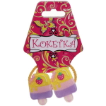 Резинки для волос 2 шт детские «Puppi- Мороженое», микс 4 цвета, d-3 см