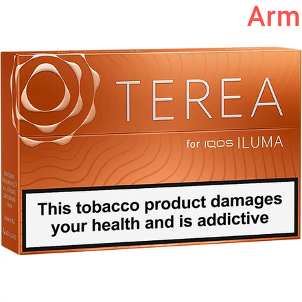 Стики Terea Amber табак с древесно-ореховыми нотками (Армения) (блок - 10 пачек)