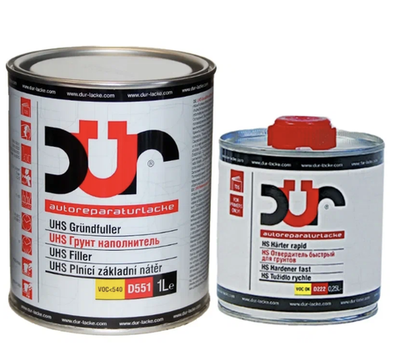 DUR D551 UHS Грунт наполнитель 4+1 (1л+0,2 D222) серый