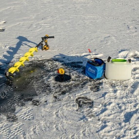 Набор жерлиц на подставке ЖЗ-04 (d-185мм.катушка d-63мм) (10шт) ТОНАР