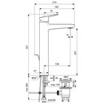 Смеситель для раковины Ideal Standard CERAPLAN BD238AA