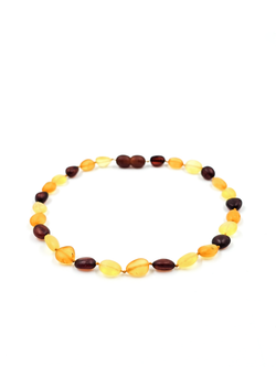 Детские бусы из янтаря