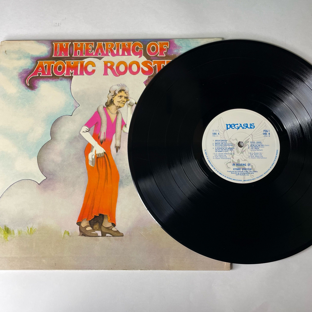 Винтажная виниловая пластинка LP Atomic Rooster In Hearing Of (Англия 1971)