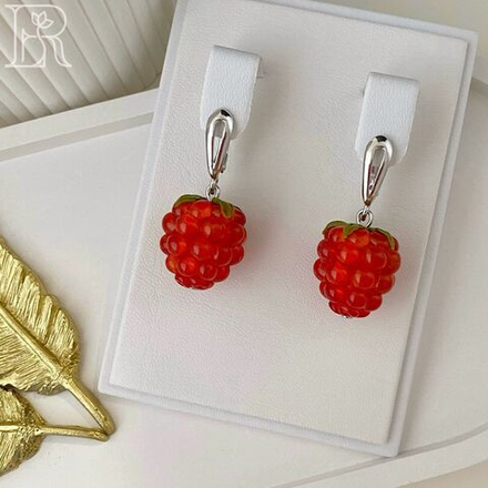 Серьги Малина