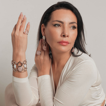 Кольцо Possebon Q.Rose K0117.7 14 S