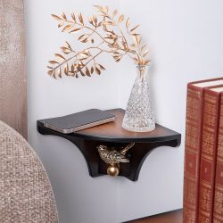 Полочка Гармония (угловая) Орех