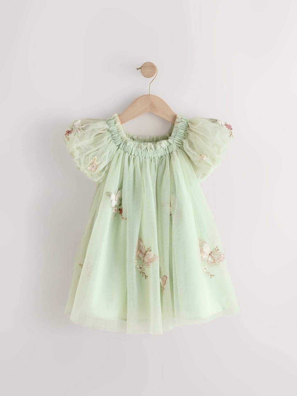 Платье для девочки Next E89-854, Салатовый