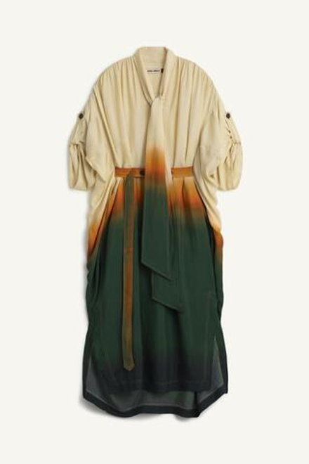 ZARA ПЛАТЬЕ С ПРИНТОМ, РАЗНОЦВЕТНЫЙ