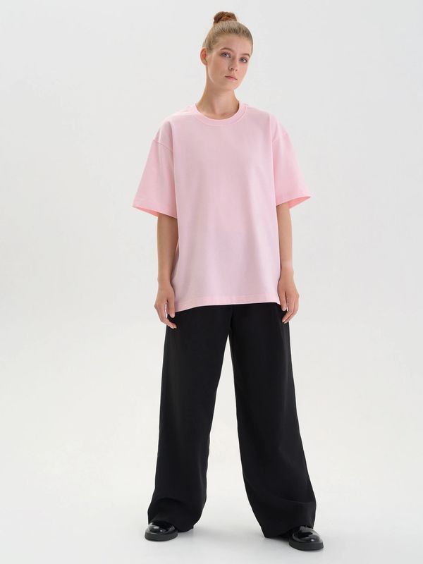 Футболка плотная Розовая - фото 11