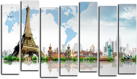 Модульная картина "Европа"
