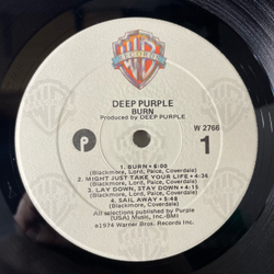 Винтажная виниловая пластинка LP Deep Purple Burn (США 1978)
