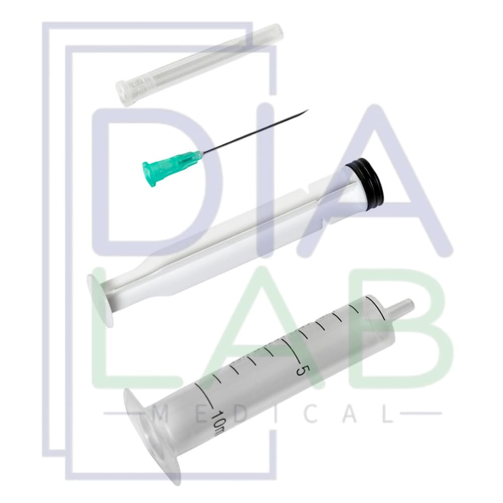 Шприцы 10 мл 50 шт медицинский инъекционный одноразовый с иглой 21G (0,8х40 мм) стерильный