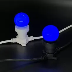 Лампа Ø45 мм. для Белт-лайта 220В, Цоколь E27, 2Вт, Синяя, LTC (LAMP1-2B)