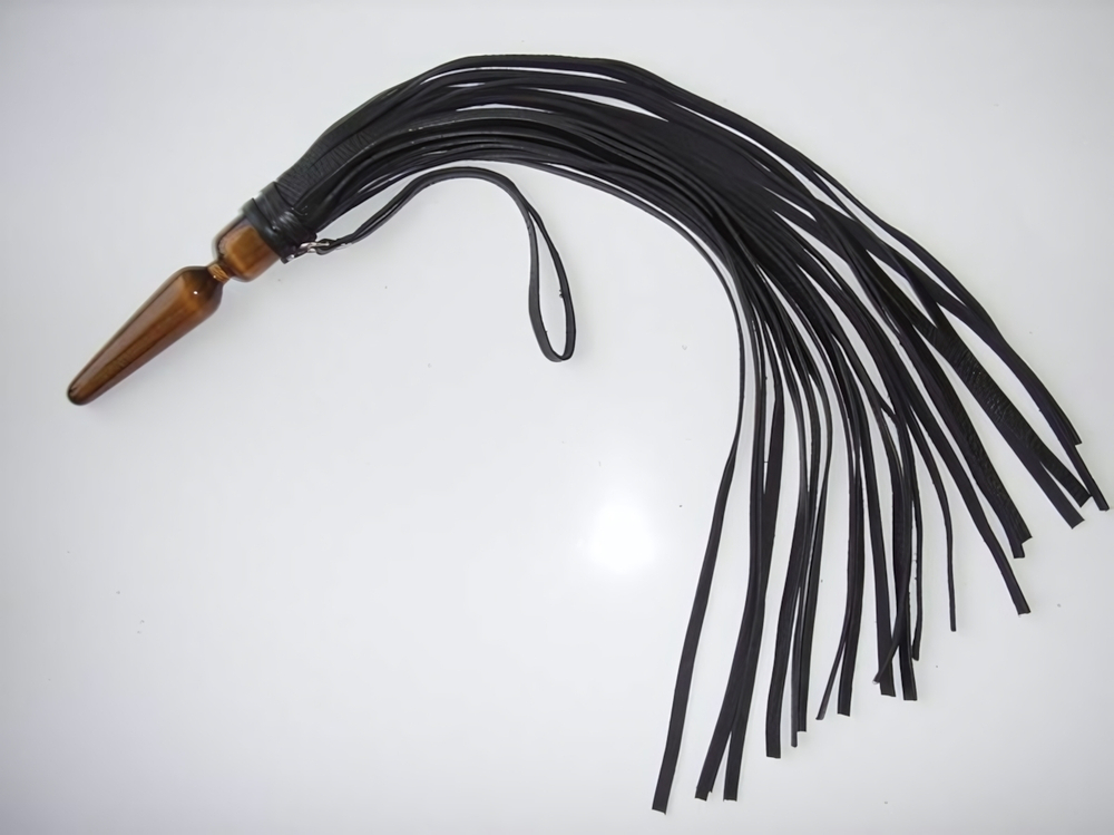 Чёрная плеть Комета - 60 см. (Цвет: черный)