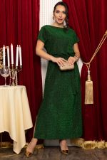 Платье праздничное Мэри (зеленое) П14673-12М LT Collection