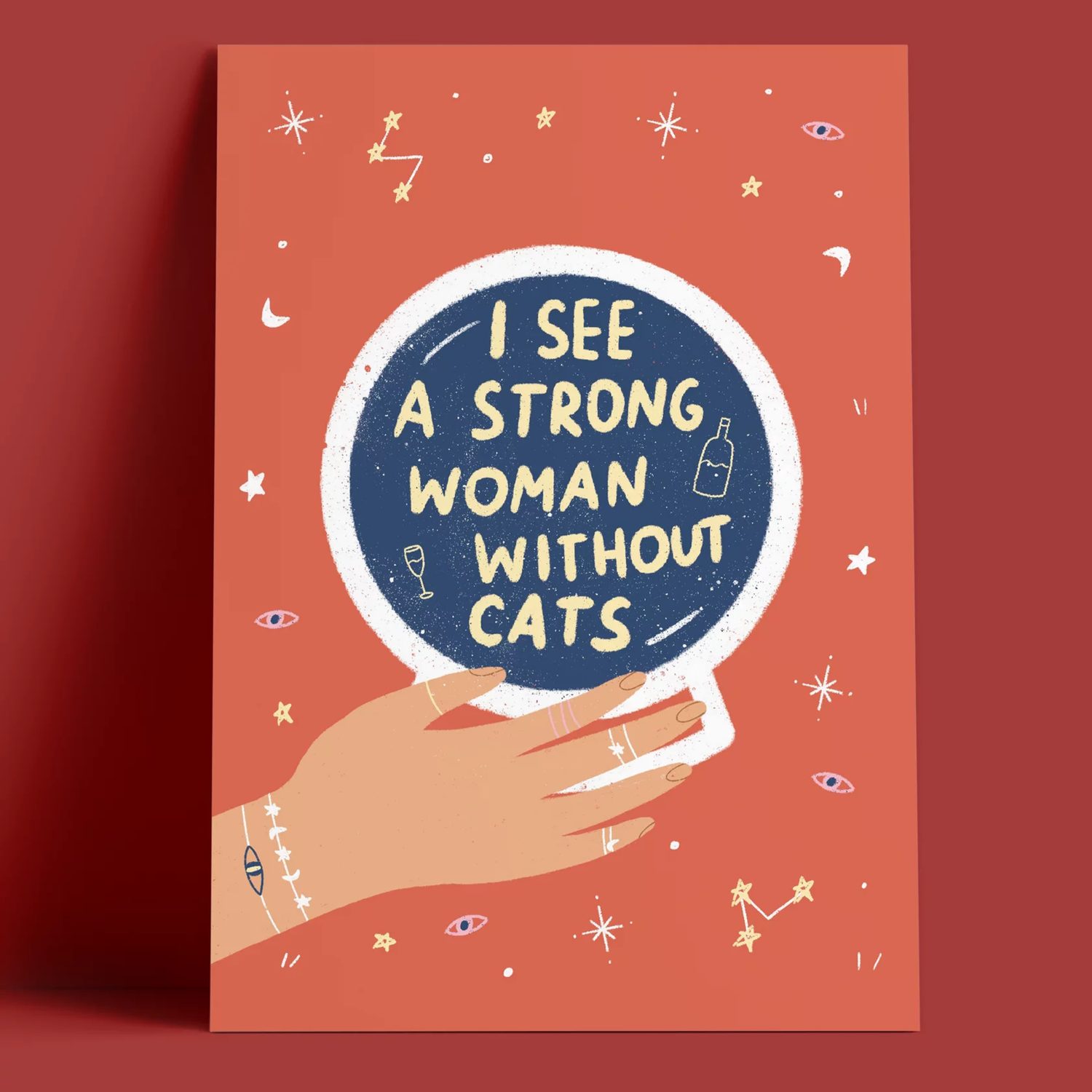 Открытка - Strong Woman