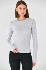 Лонгслив приталенный с рельефом